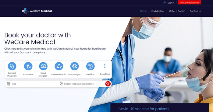 Webina media Doctor Booking